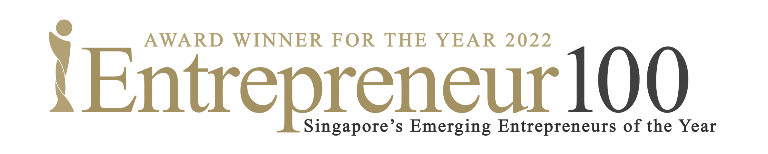Logo of Singapore's Top 100 Emerging Entrepreneurs of the Year in 2022