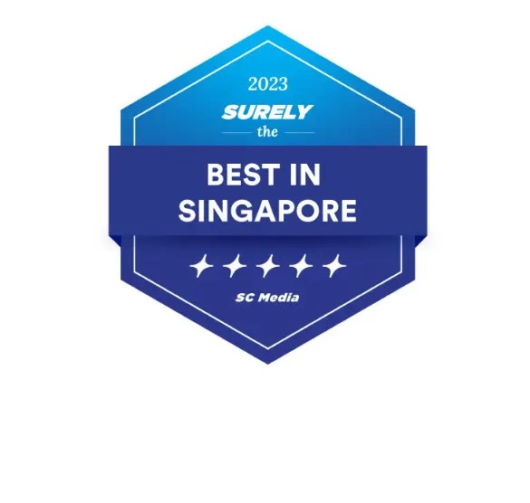 Sureclean award of Zoom Visual being the top 5 Digital Signage solutions in Singapore.